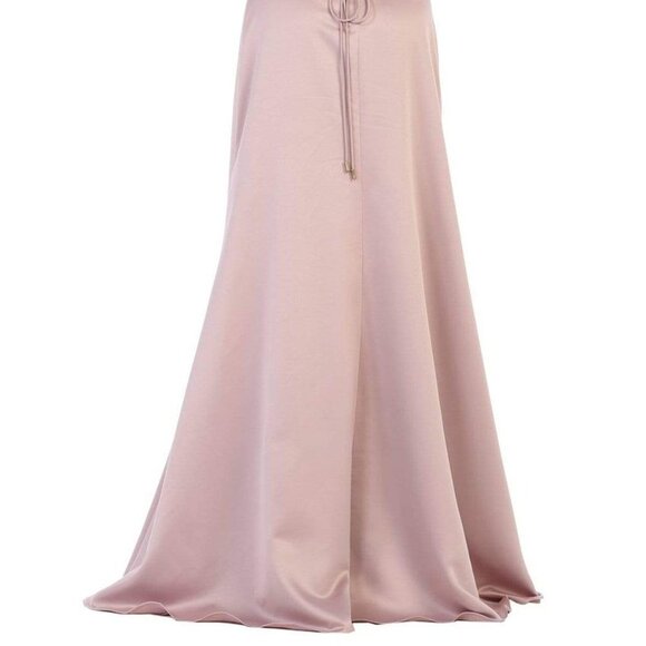 NWT May Queen MQ1594 Satin Prom Dress Purple Size 2 - Picture 6 of 10